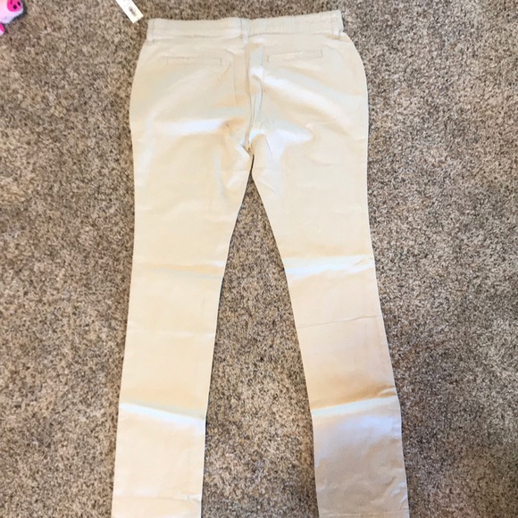 Old Navy Girls Uniform pants-NWT-Size 16-Stone - Picture 2 of 6